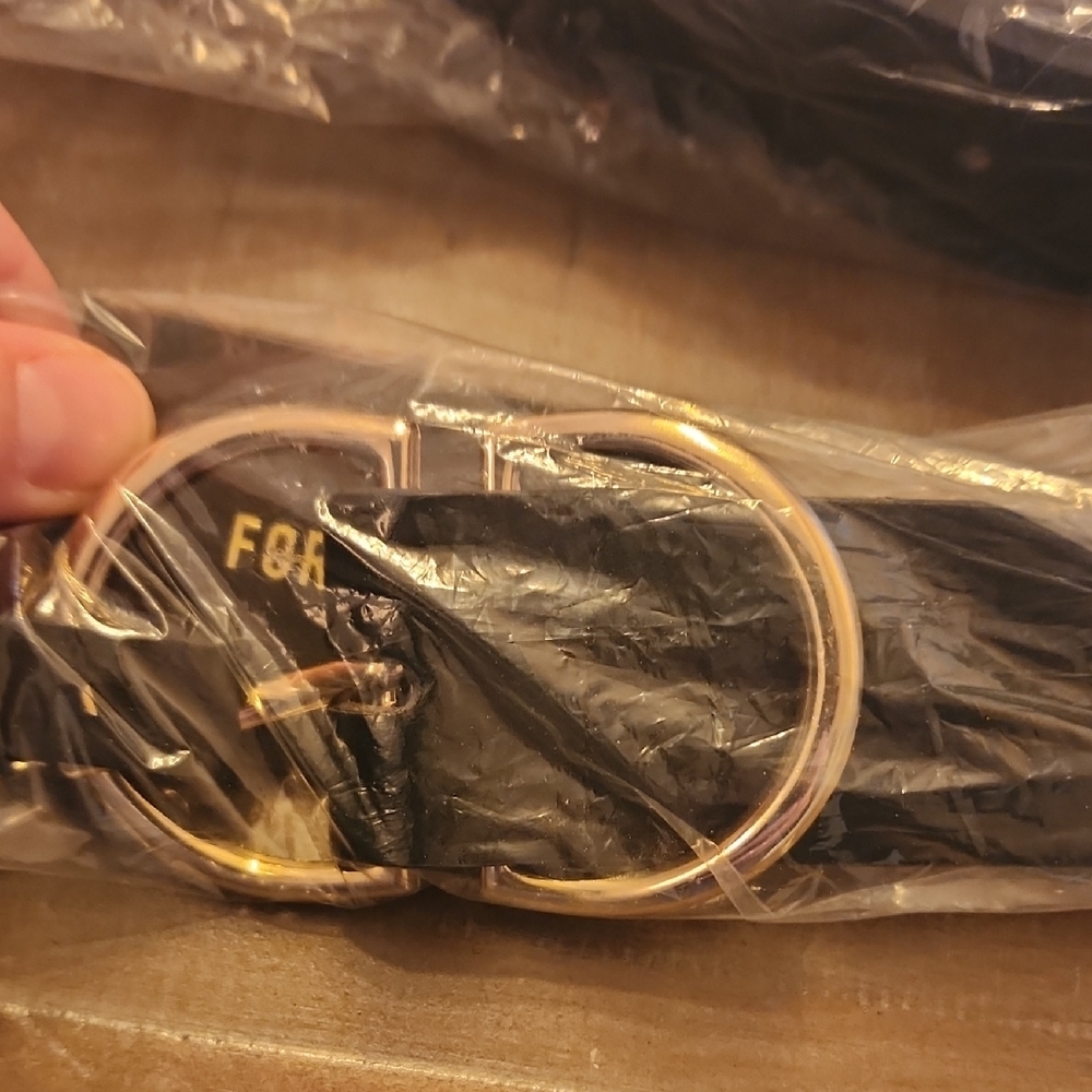 Black and Gold Women's Belt